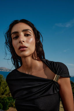 ASYMMETRIC POLYAMIDE TOP - Zara фото 33