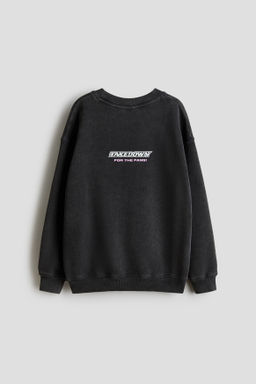 Sudadera oversize con motivo estampado - H&m фото 19