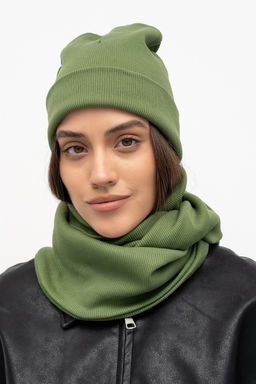 Комплект шапка+снуд