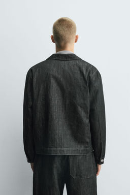 RELAXED FIT DENIM JACKET - Zara фото 3