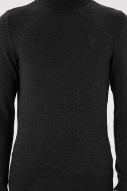 Erkek Antrasit Melanj Basic Kazak