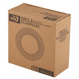 Тарелка мелкая стеклянная Ротанг д170мм, h19мм, Дели Гласс (Deli Glass) (Китай) - Домашняя мода фото 6