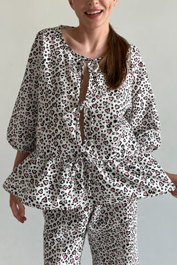 Костюм женский SET070/07/Белый, розовый - M&G all natural фото 4