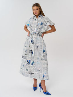 Платье женское 12421-35040 multicolor-blue