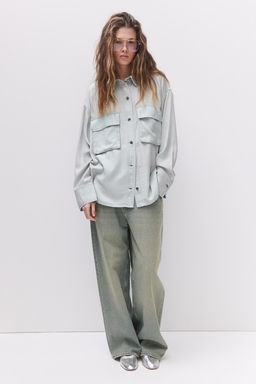 Camisa denim oversize - H&m фото 2