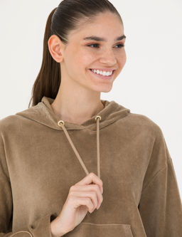 Camel Kap__onlu Sweatshirt