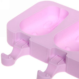 Форма для приготовления мороженого "Зайки" силиконовая 19,5*15см