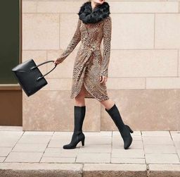 Платье, леопардовое - Heine фото 3