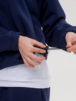 327 Костюм-трансформер с утяжками, темно-синий - Knitka wear фото 9