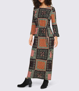 Платье, черно-розовое - Linea tesini фото 3