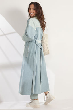 Плащ Magia mody 2538 голубой  фото 3