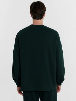 Свитшот Mark Formelle зеленый из хлопка  фото 9