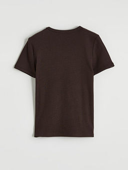 K?z ?ocuk Bisiklet Yaka K?sa Kollu Ti??rt