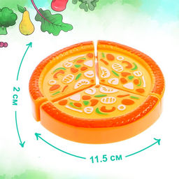 Игровой набор продуктов на липучке Пицца Маргарита - Simaland фото 8