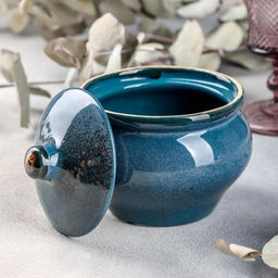 Горшочек для запекания Хорекс Blu reattivo, 500 мл, фарфор, синий