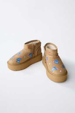 LILO & STITCH  DISNEY SHEEPSKIN ANKLE BOOTS - Zara фото 3