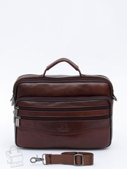 Портфель мужской кожаный 7807-4 brown Fuzhinino