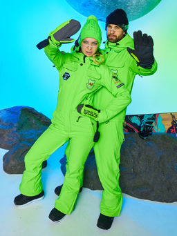 Женский сноубордический горнолыжный комбинезон Alpha Endless Aeternitas 223/2305 FAG - Салатовый  фото 47