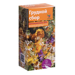 Грудной фитокомплекс Vitamuno, от кашля, 20 пакетиков по 1.5 г