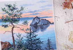 Набор для вышивания PANNA PS-7340 На берегу Байкала 16.5 х 16.5 см