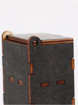 Цена за 2 шт. Коробка подарочная деревянная Пуля 4?5?6 см