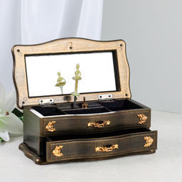 Шкатулка музыкальная 22х11х8 / 63313B /уп 24/пластик - Галеонтрейд фото 2
