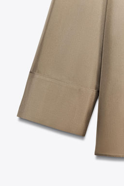 ZW COLLECTION SILK SHIRT WITH POCKET