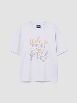 Bisiklet Yaka Bask?l? K?z ?ocuk ?ortlu Pijama Tak?m?