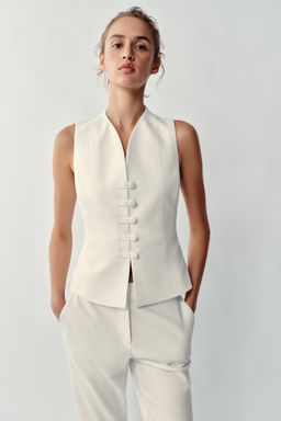 CHALECO PEPLUM / Crudo - Zara фото 3