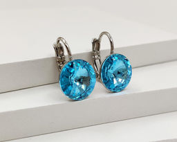 Серьги кристаллами Swarovski