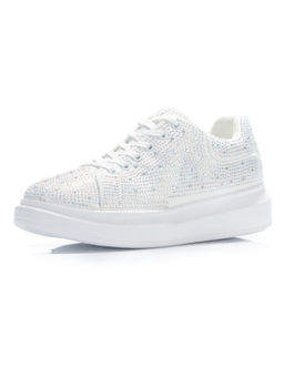 05-6739-1 WHITE Кроссовки женские (искусственные материалы) - No name фото 6