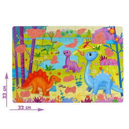 Пазл Собери, найди, покажи. В мире динозавров, 35 элементов - Puzzle time фото 2