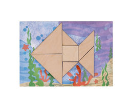 Мировая головоломка Танграм с набором карточек Кроха - Smiledecor фото 4