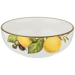 Салатник Agness Лемон три 16,5×6 см 800 мл доломитовая керамика