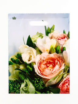 Цена за 50 шт. Пакет Романтическое настроение, полиэтиленовый с вырубной ручкой, л 40?31 см, 60 мкм