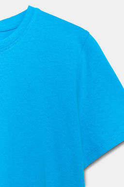 CAMISETA R?STICA ALGOD?N / Azul - Zara фото 12