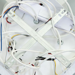 Люстра с ПДУ 59117/8WT, LED, 240 Вт, 3000-6000К, диммер, белый, 55×55×10 см