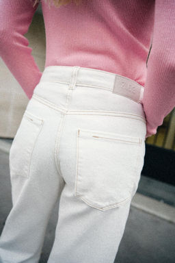 JEANS Z.03 STRAIGHT HIGH-WAIST LONG LENGTH - Zara фото 9