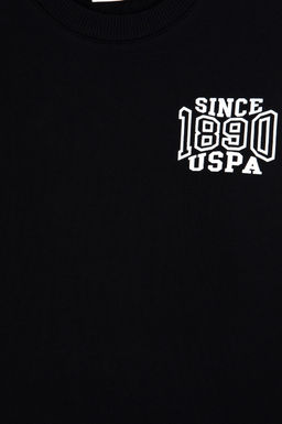 Erkek _ocuk Siyah Bisiklet Yaka Sweatshirt - U.s. polo assn фото 3