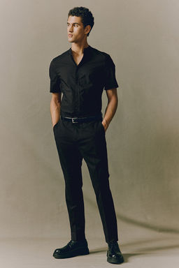 Camisa de algodon Muscle Fit - H&m фото 3