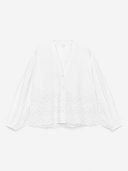Blusa con bordado ingl?s