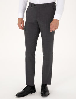 F_me Slim Fit Y_n Kar___ml_ Kuma_ Pantolon
