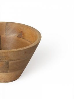 Миска деревянная D20, 1400мл коричневый дерево манго - Denastia фото 2