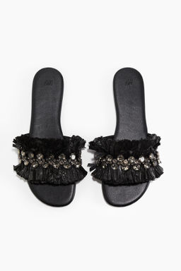 Rhinestone-embellished sandals - H&m фото 5