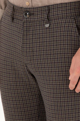 Мужские фиолетовые брюки из плотной ткани - U.s. polo assn фото 5