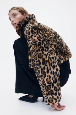 Cropped fluffy jacket - H&m фото 3