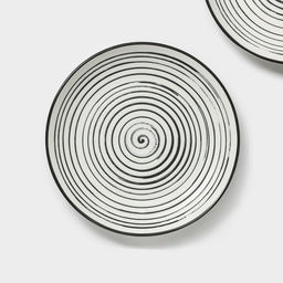 Набор тарелок десертных фарфоровых Magistro Hypnose, 20,5×2,5 см, 2 шт