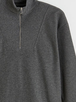 Dik Yaka Kad?n Sweatshirt Tunik