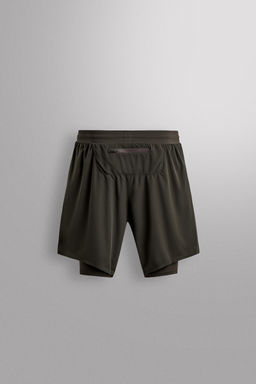 2-IN-1 PERFORATED SHORTS
