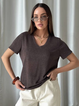 Футболка паутинка полупрозрачная - Binita фото 2